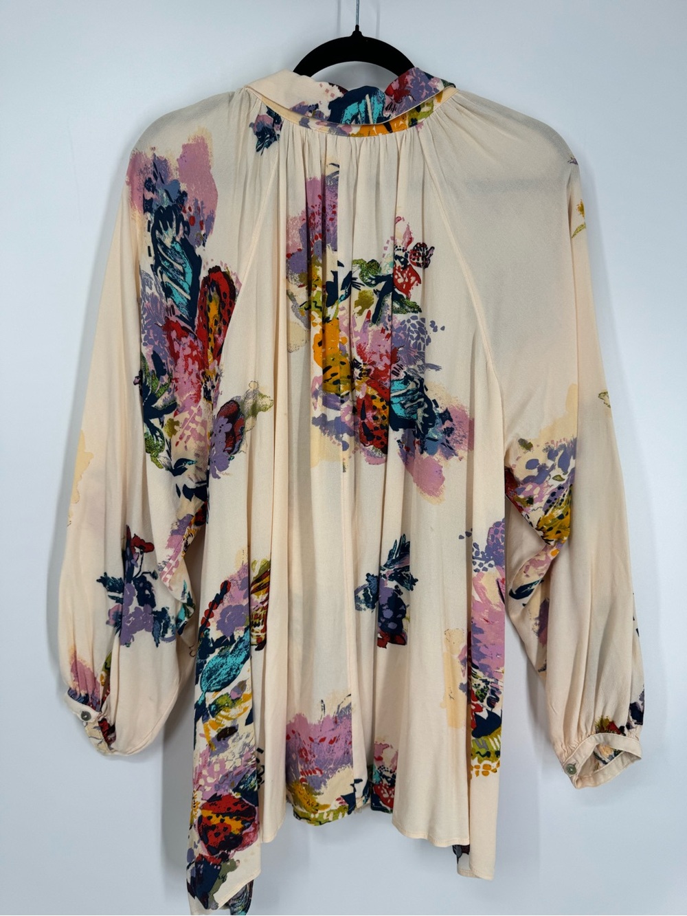 Free People Meadow Lark Shirt Blouse Size S - Picture 11 of 13